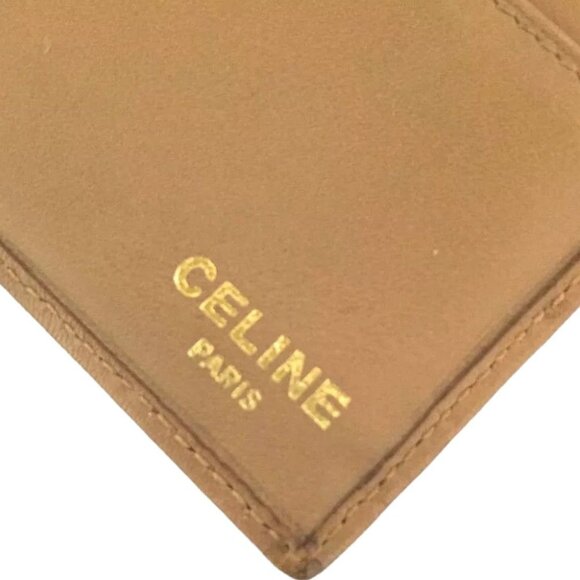 911118AF (C6) Celine Wallet Macadam Trifold Brown PVC - Picture 8 of 9